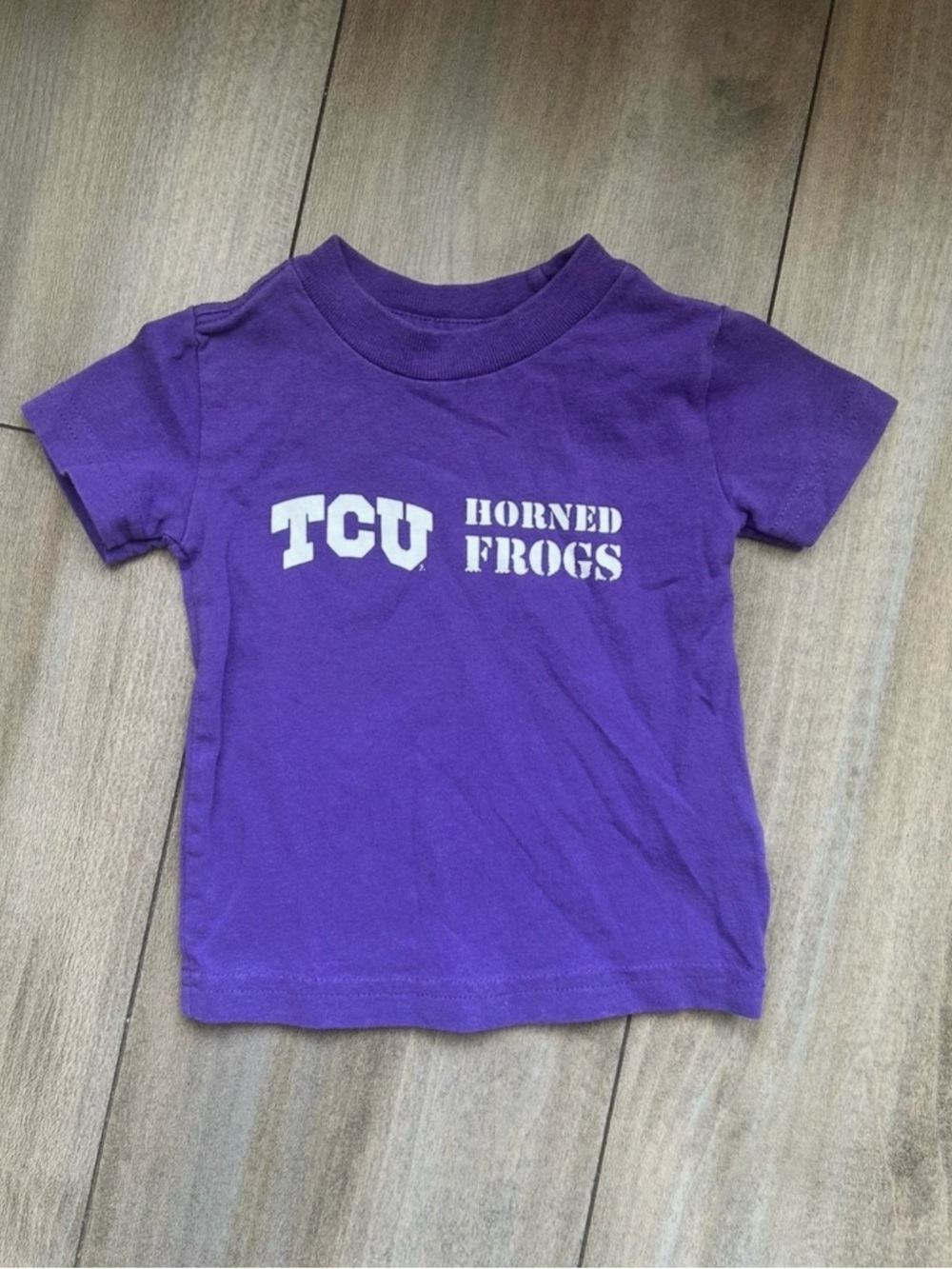 TCU Horned Frogs Purple Kids T-Shirt